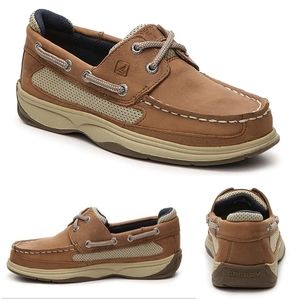 SPERRY Top-Sider Lanyard Boys Casual Boat Shoes Tan Size 3